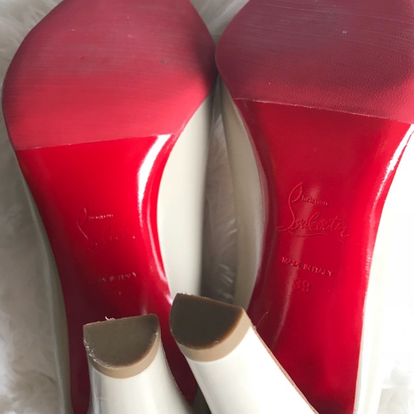 SOLD 💯 Auth Louboutin Beige Taupe Pumps 39 9 - Picture 5 of 8